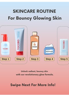 Tocobo Tocobo Pore Cleansing Oil 200ml, Soft Sun Stick, Coconut Cleansing Foam 150ml, & Face Scrubber | Comprehensive Skincare Set for Deep Cleansing, Sun Protection, and Refreshing Cleanse  - Image 3