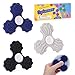 Dalycro 3 PCS Silicone Fidget Spinners Sensory Toys for Adults and Kids Textured Spinners for Fun Autism Anxiety Stress Relief Classroom Office and Travel Multicolor1 - Image 2
