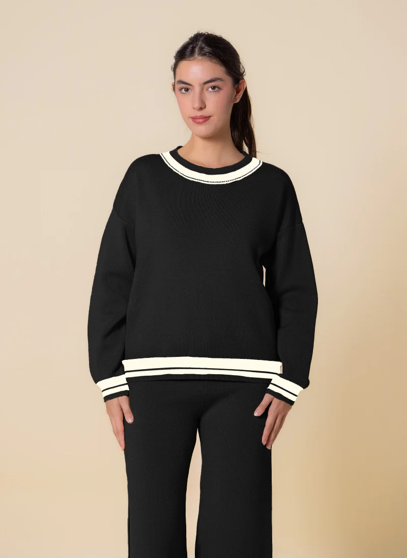 SHAPES KNITTED SWEATER SET