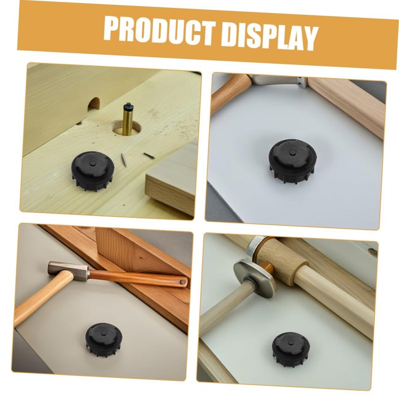 2pcs Weather Resistant Leak Stopper For Trash Cans Drain To Prevent Water Leakage And Ensure Durability Black - Image 4