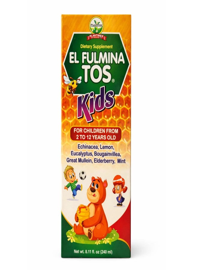 Fulminatos شراب فولمينا توس للأطفال (8.11 أونصة سائلة جارابي للأطفال، مكمل غذائي إشنسا EL فولمينا توس) - Image 1