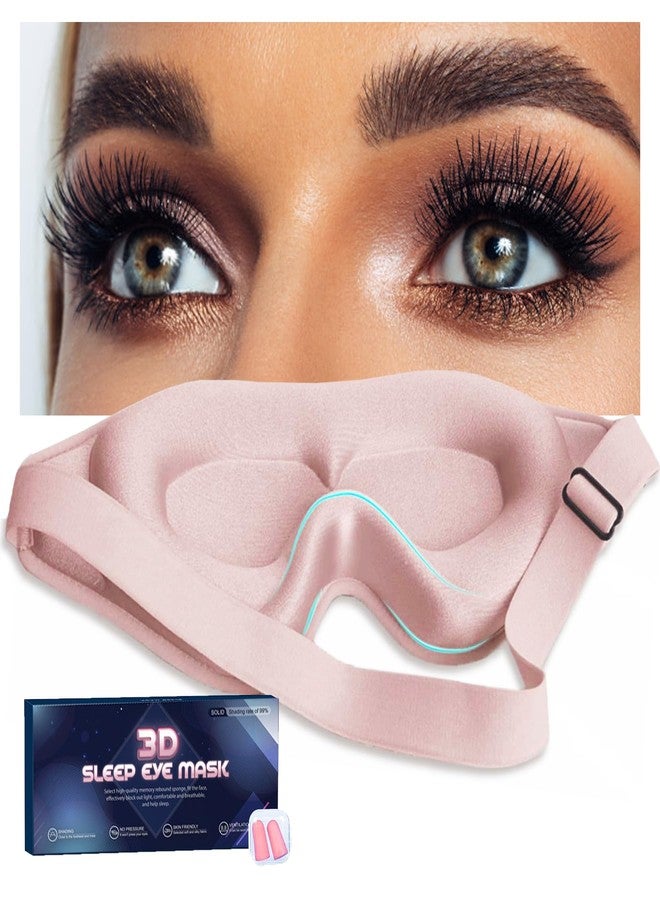 gusonse Sleep Mask for Women Eyelash Extension, Eye Mask for Lash Extensions No Pressure 3D Contoured Lash Extension Sleep Mask, Block Out Light Sleep Protector Eye Shade Cover for Travel Yoga Nap - Image 1