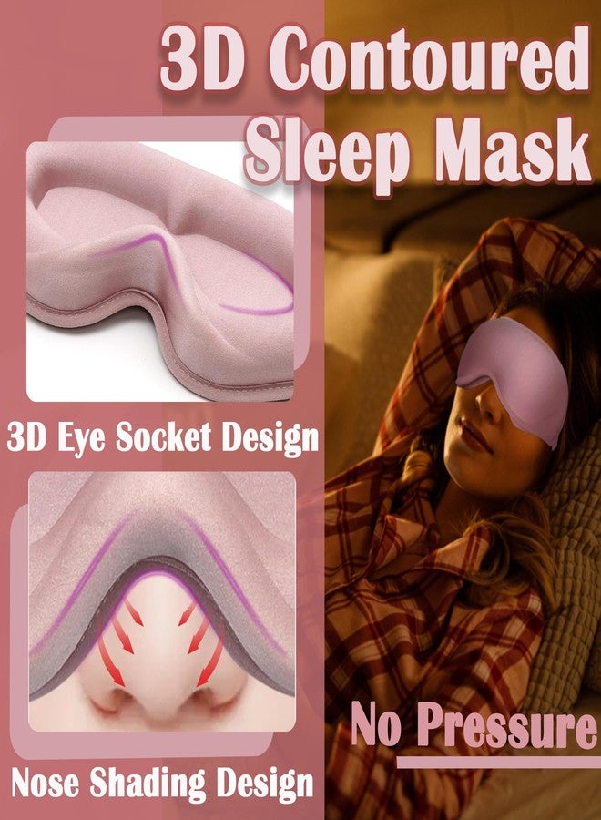 gusonse Sleep Mask for Women Eyelash Extension, Eye Mask for Lash Extensions No Pressure 3D Contoured Lash Extension Sleep Mask, Block Out Light Sleep Protector Eye Shade Cover for Travel Yoga Nap - Image 2