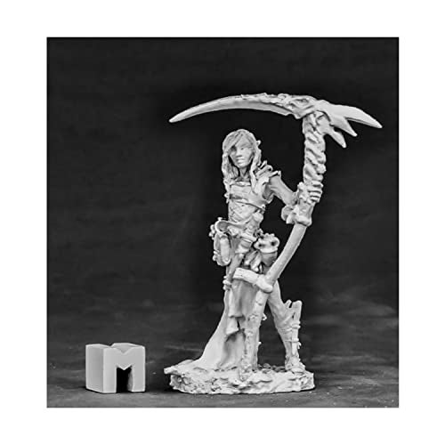 Reaper Miniatures Nimbar Elf Necromancer Miniature 25mm Heroic Scale Dark Heaven Legends - Image 1