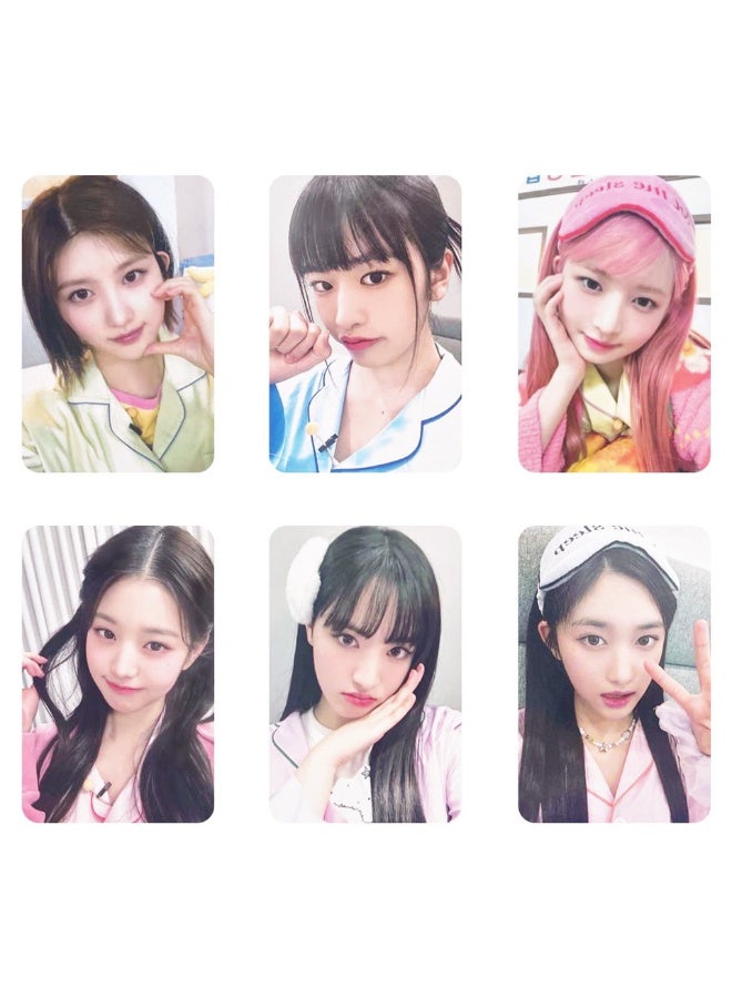 NIBEMINENT 6 Pcs Kpop IVE I’ve IVE SOUND WAVE Lomo Cards Card For Fans Collection Gifts - Image 1