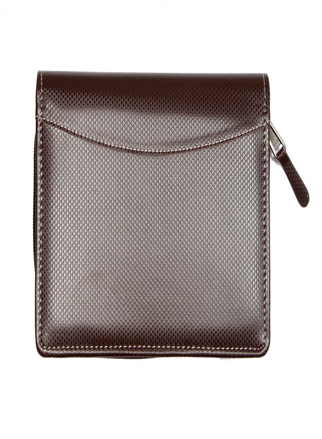 Sukeshcraft Pu 17 Credit Card Holder,2 Passport Holder,Currency Holder (Brown) - Image 2
