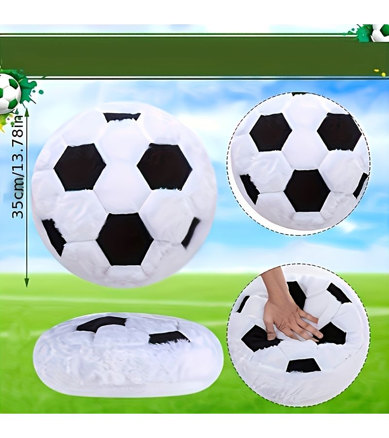 Soft Football Pillow Decorative Plush Toy 1pc for Bedroom Sofa Gift - Image 3
