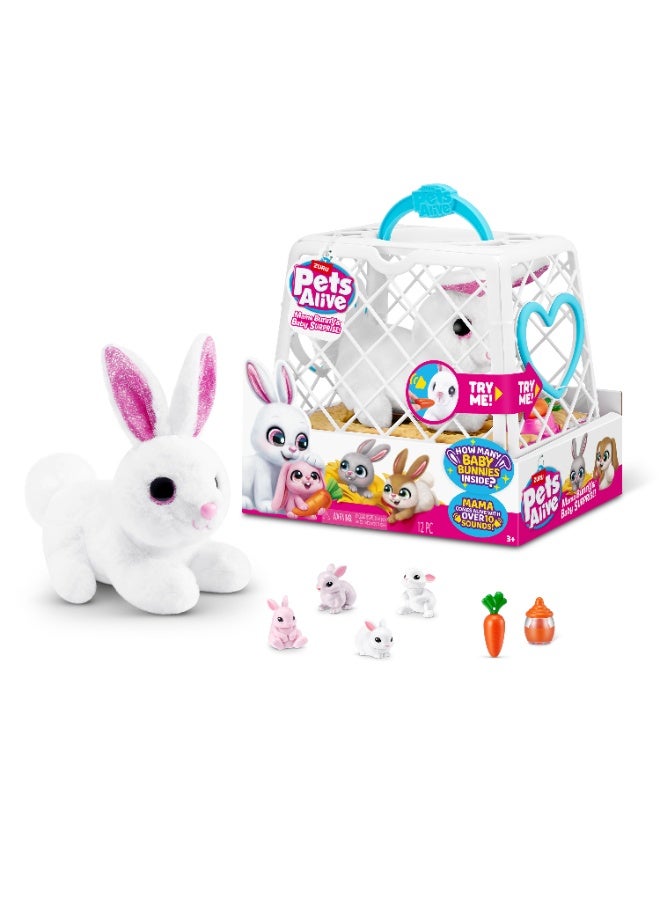 Pets Alive Zuru Pets Alive Mama Bunny and Baby Bunny surprise – Playset - Image 1