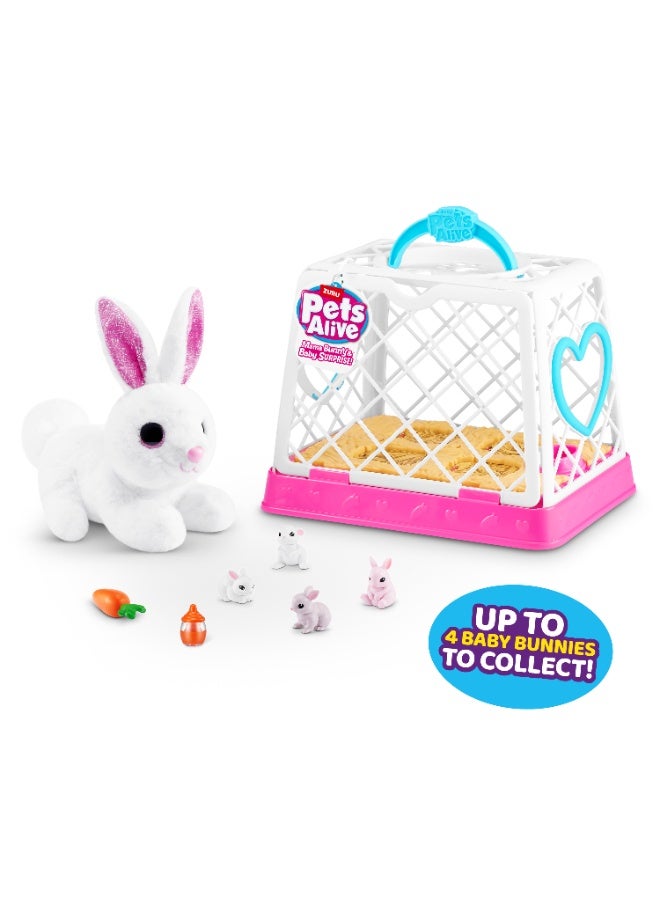Pets Alive Zuru Pets Alive Mama Bunny and Baby Bunny surprise – Playset - Image 5