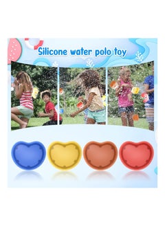 SYOSI Self Sealing Water Balloons 4 Pieces Reusable Magnetic Water Balloons for Swimming Parties, Beach Parties, Kindergarten Events, Family Gatherings  - Image 1