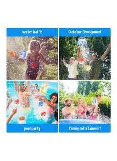 SYOSI Self Sealing Water Balloons 4 Pieces Reusable Magnetic Water Balloons for Swimming Parties, Beach Parties, Kindergarten Events, Family Gatherings  - Image 5