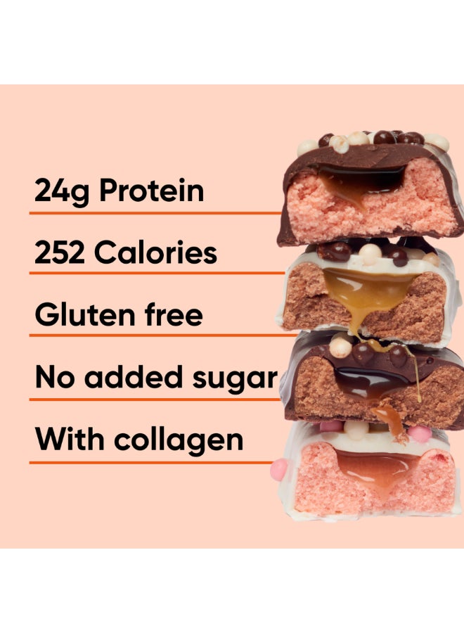 Fitsnack Crunch Hazelnut Protein Bar, 24% Protein, No Added Sugar, Crunchy Protein Snack - Image 2