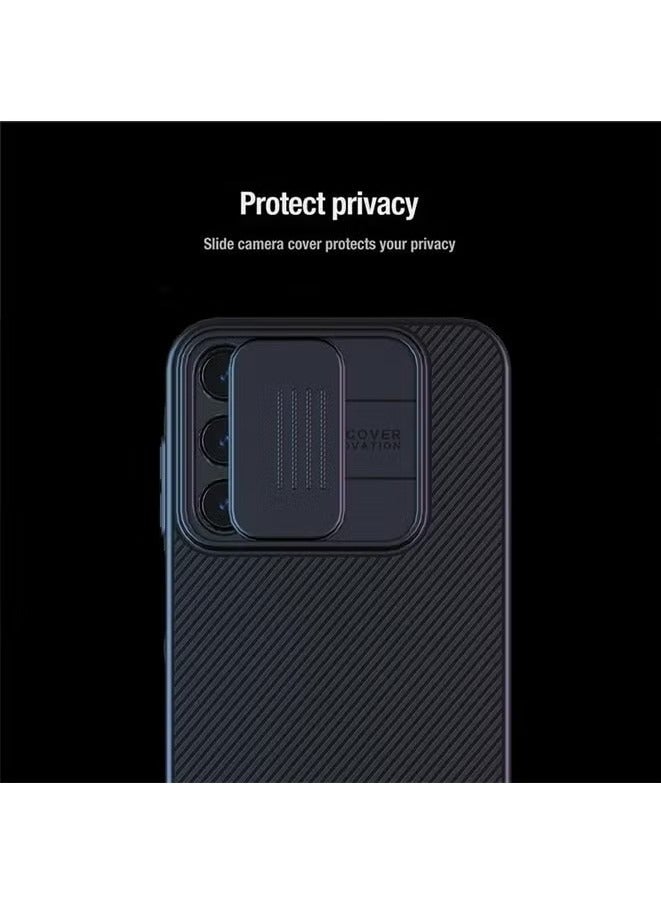 Nillkin Case for Samsung A15 nillkin CamShield case Protective Cover with Camera Protector Hard PC Ultra Thin Anti-Scratch Phone Case For Samsung A15- Black - Image 4
