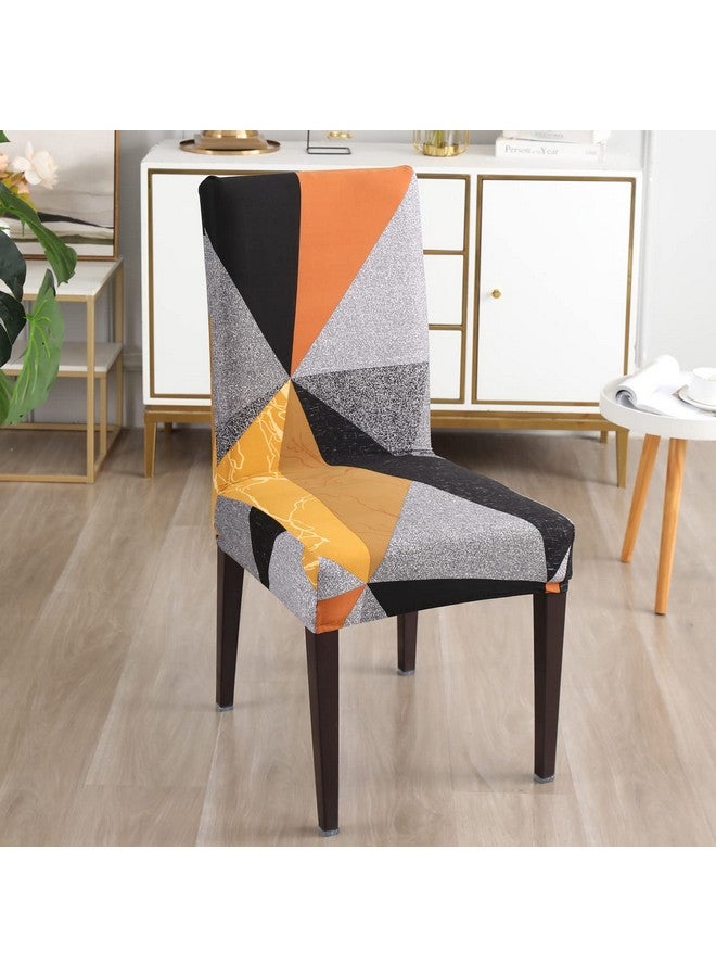 HOKIPO 4 Cover for Dining Chair Seats Elastic Slip Covers (AR-4103-S3*4) - Image 2