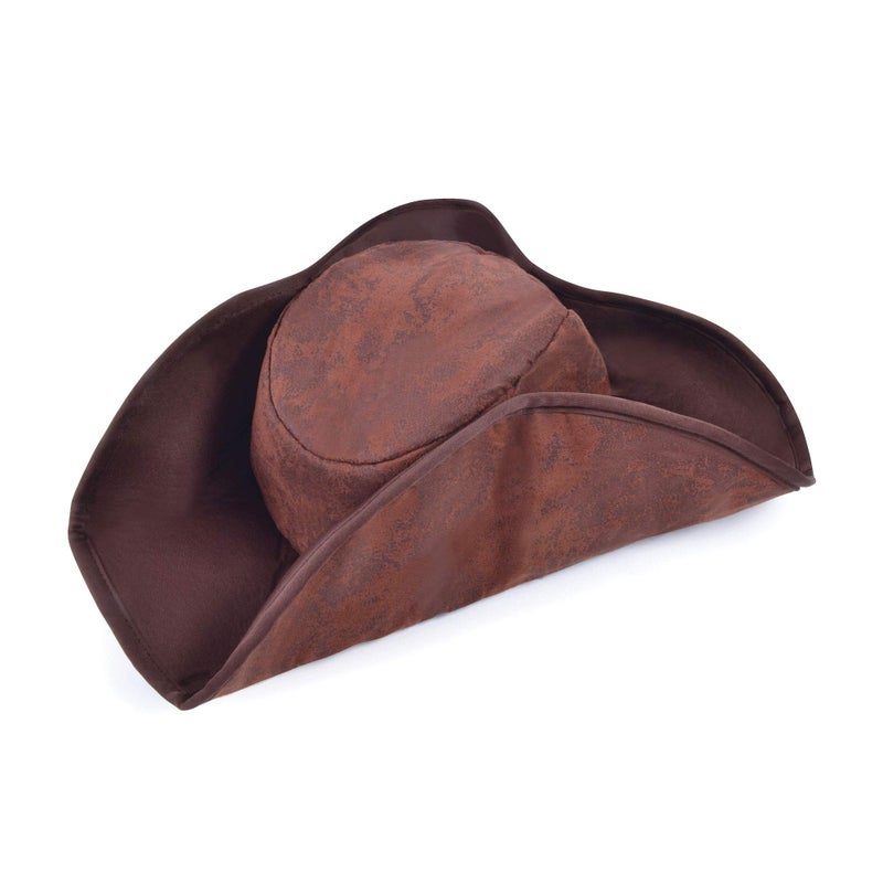 Bristol Novelty Bristol Novelty BH360 Pirate Hat Distressed Brown, Unisex-Adult, One Size - Image 1