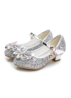 Generic Girls high heels princess shoes new children's performance shoes girls crystal shoes  - Image 1