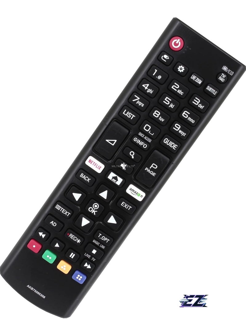 ELTRAZONE Original LG TV Remote Control AKB75375608 Fits 32LK6100 32LK6100PLB 32 Inch 4K UHD TV with battery - Image 2