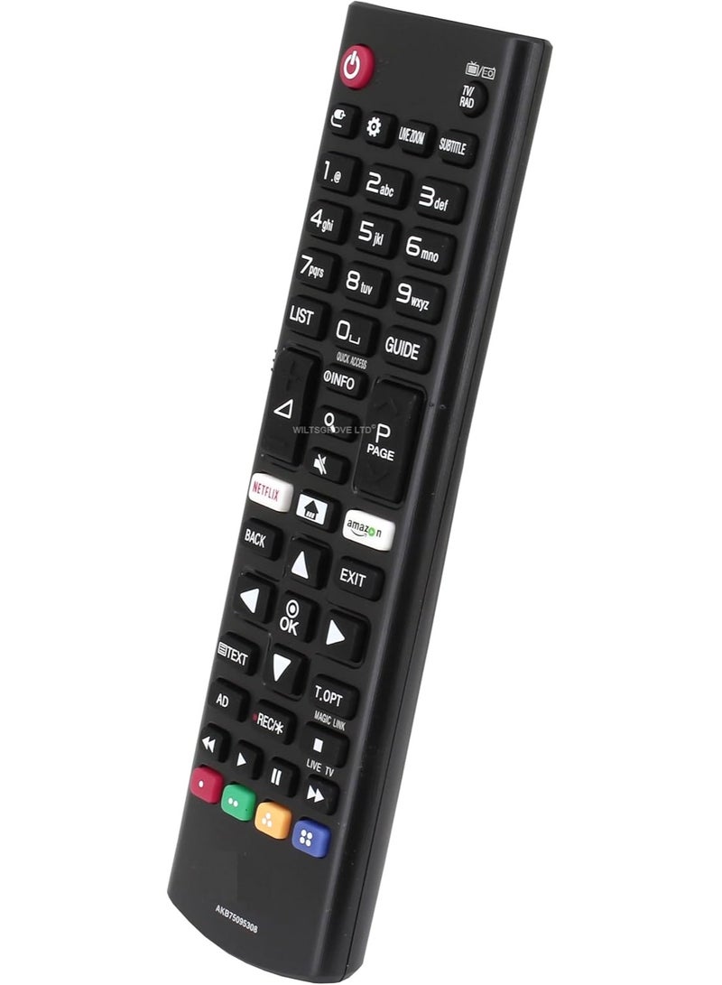 ELTRAZONE Original LG TV Remote Control AKB75375608 Fits 32LK6100 32LK6100PLB 32 Inch 4K UHD TV with battery - Image 3