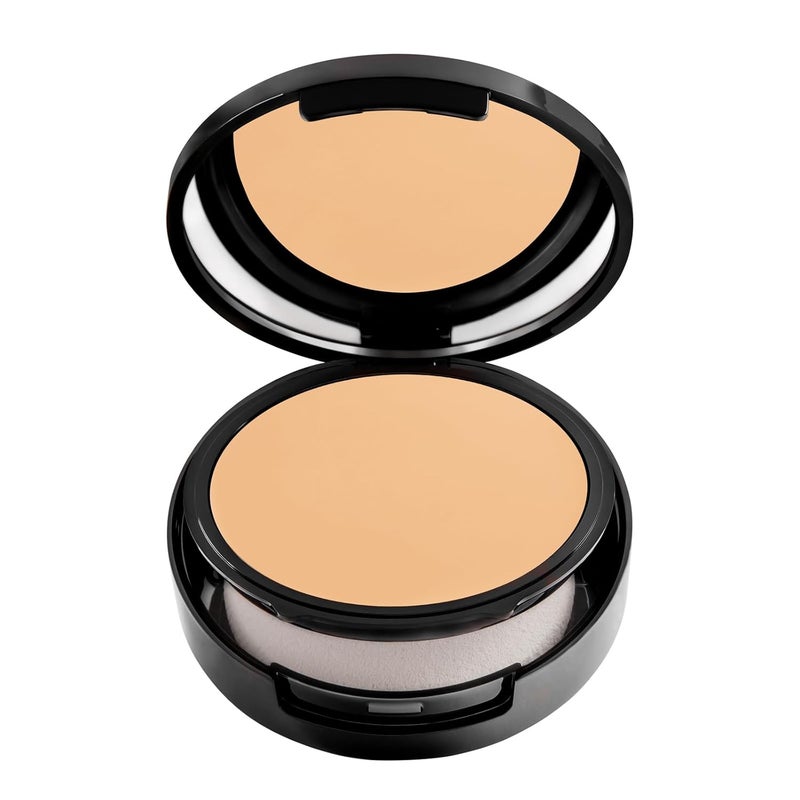GADE High Performance Compact Foundation 2  SPF Lightweight Full Coverage Makeup Powder Foundation  Camouflages Skin Imperfections  04 oz