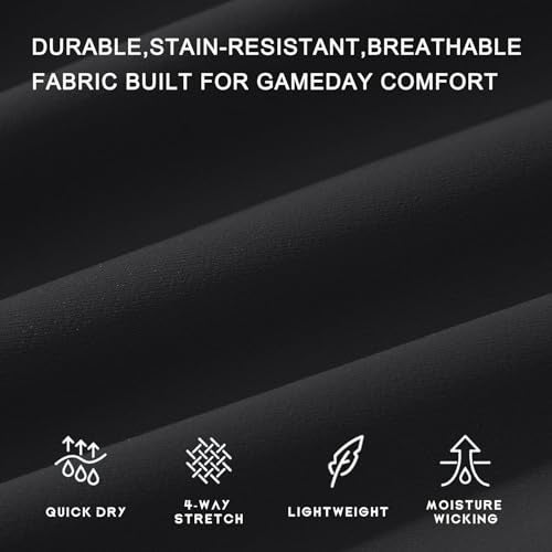 Willit Women's Horse Riding Pants Knee-Patch Equestrian Breeches Horseback Schooling Tights Zipper Pockets Black L - Image 5