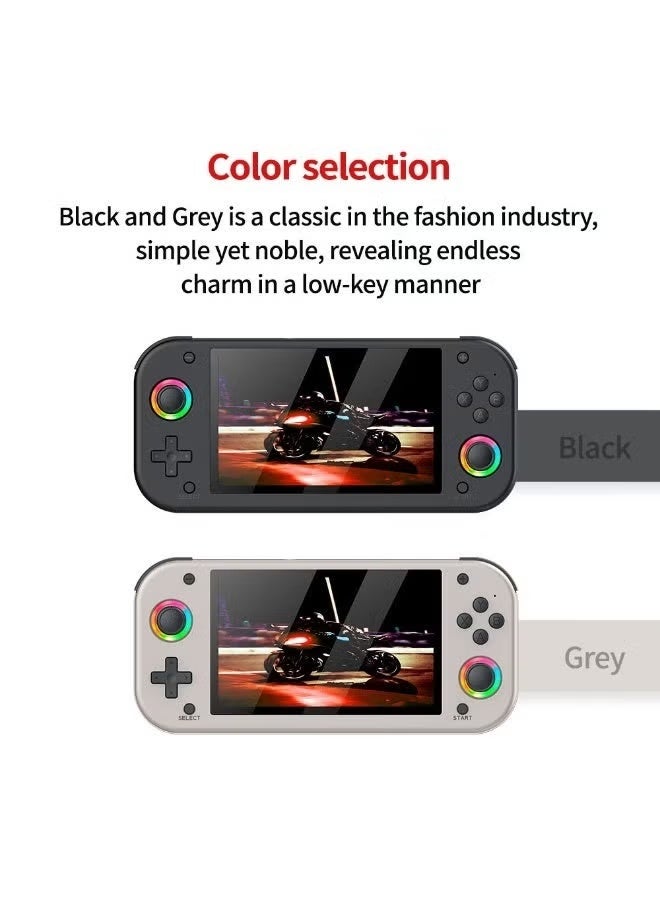 ELTRAZONE M26 Handheld Game Console, 5.1-Inch Display, 30+ Built-in Classic Games, RGB Light Ring, Portable Retro Gaming Device - Image 4