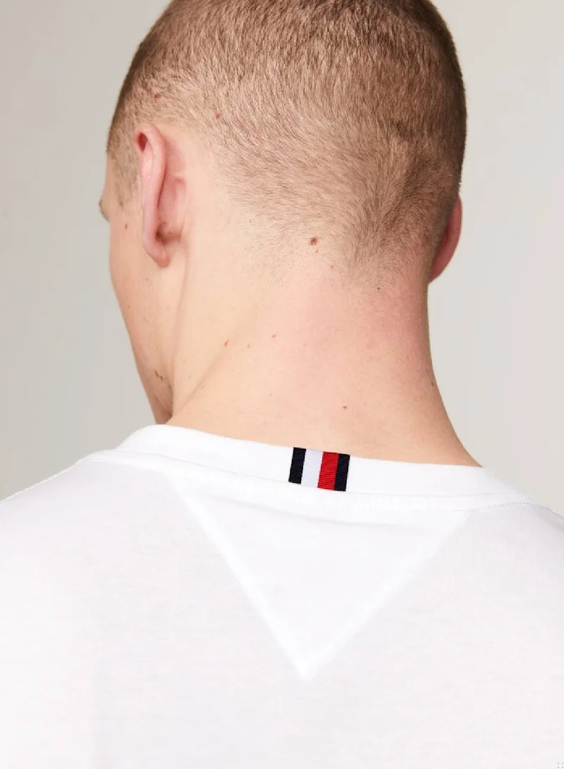 TOMMY HILFIGER Crew Neck Patch Pocket T-Shirt