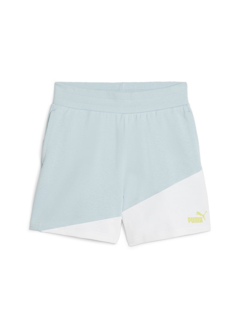 PUMA POWER Womens Blue Shorts - Image 1