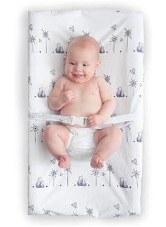 JumpOff Jo JumpOff Jo – Changing Pad Cover – Super Soft and Plush Minky Fabric, Waterproof TPU Backing, Fitted Cover for Contoured Diaper Changing Pad – 32 x 16 x 5 Inches  - Image 1