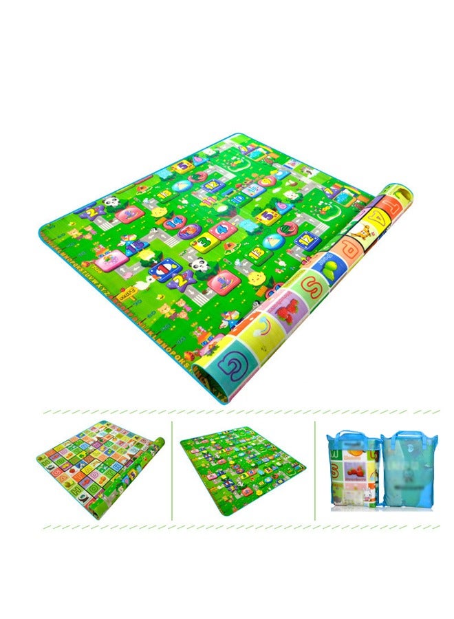 شيانغ يو قطعة واحدة مزدوجة الجانب 200x180x0.5 سم حصيرة لعب نشاط غير سام صالة رياضية أرضية سميكة فوق الرغوة الأطفال الزحف لعبة الأطفال سجادة الرضع - Image 1