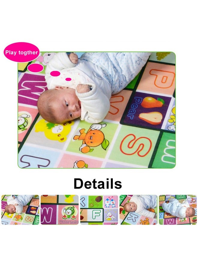 شيانغ يو قطعة واحدة مزدوجة الجانب 200x180x0.5 سم حصيرة لعب نشاط غير سام صالة رياضية أرضية سميكة فوق الرغوة الأطفال الزحف لعبة الأطفال سجادة الرضع - Image 4