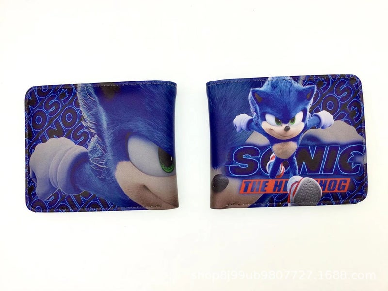 Animation/Electronic Game Peripheral Super Sonic Mouse Sonic Hedgehog Mouse Pu Short 80% Off Coin Purse Wallet - Image 1