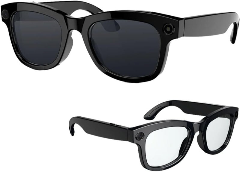 Smart Glasses with Video and Photo Capture, Digital Recording Eyewear, music play back, phone call, translation - Image 1