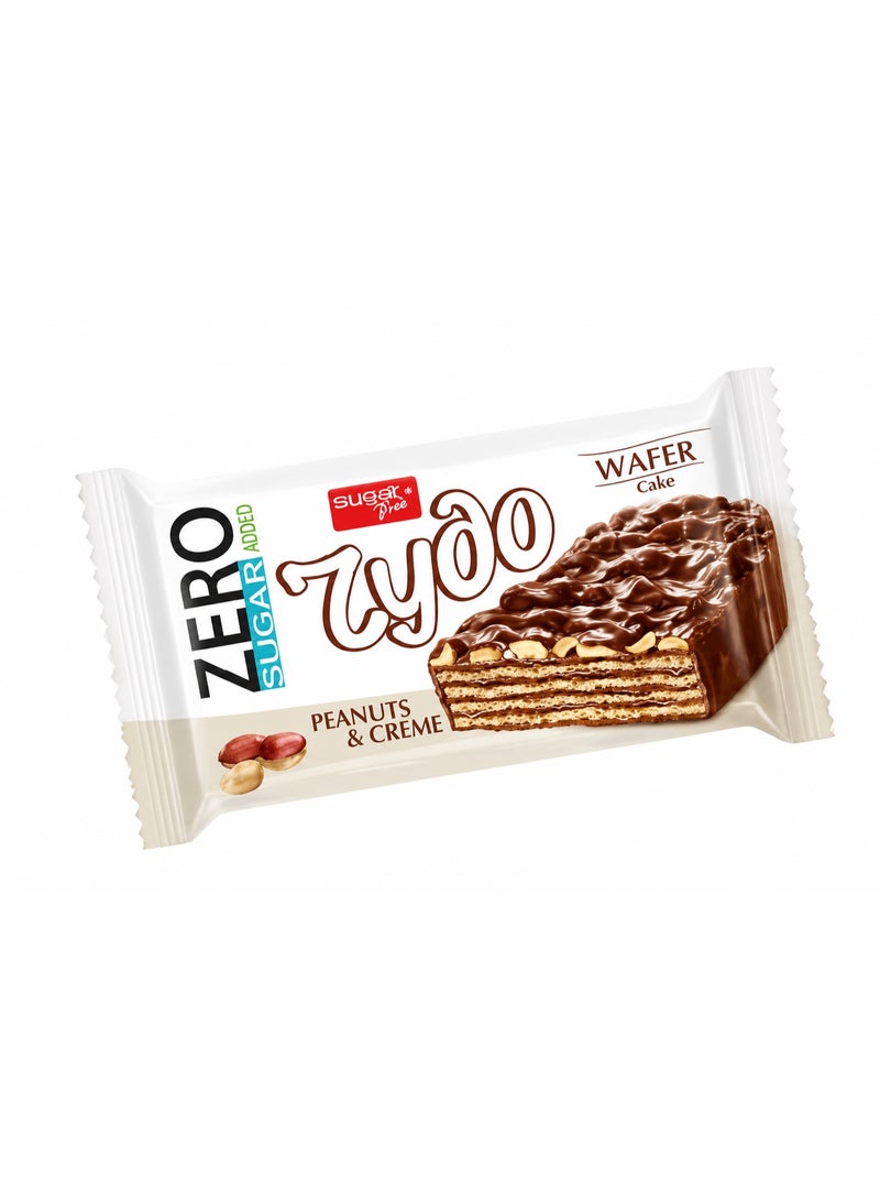 Sweet Plus Zydo Wafer with Rich Peanut Butter Creme – Crunchy & Light – Value Pack of 3 (38g per Piece) - Image 1