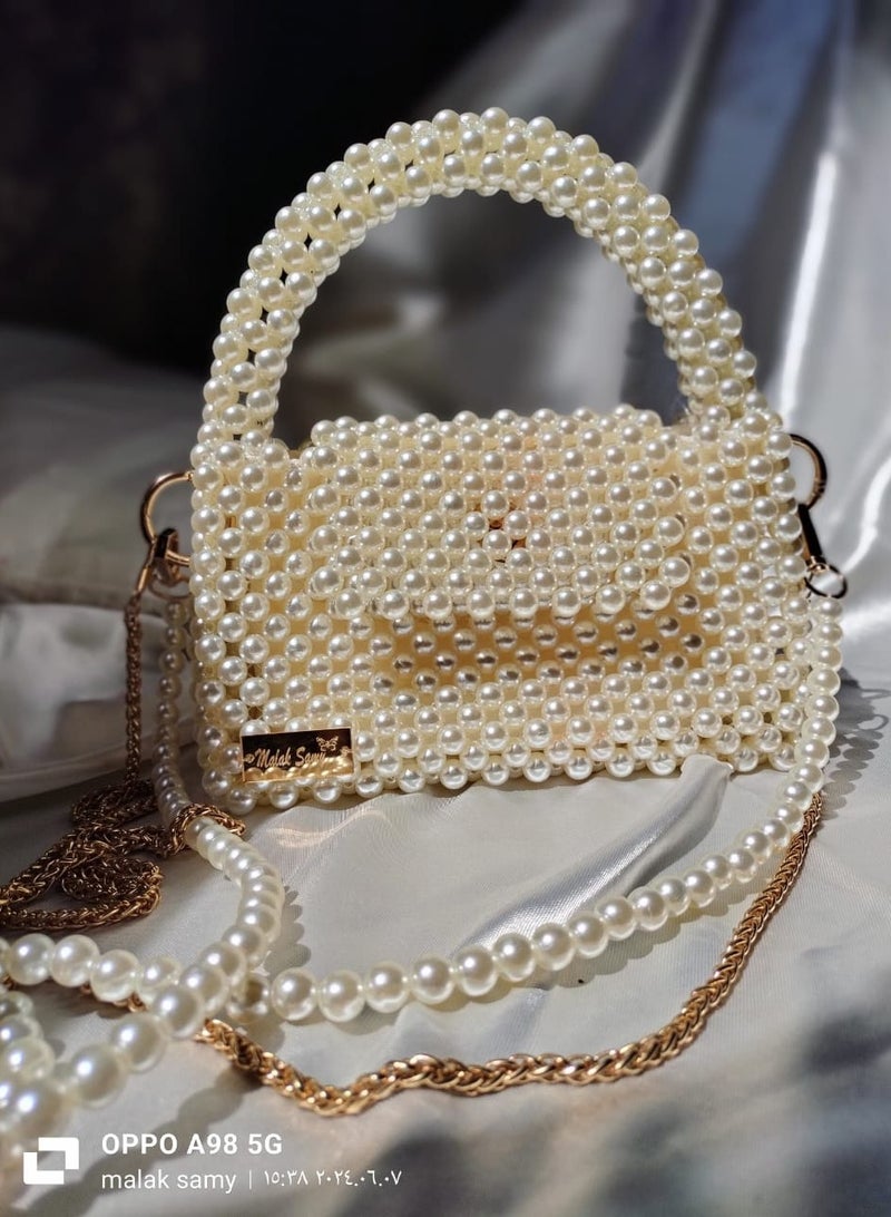 mported Lolli Bag, 20 x 14 Beads, Chain and Rustproof Aluminum Rings