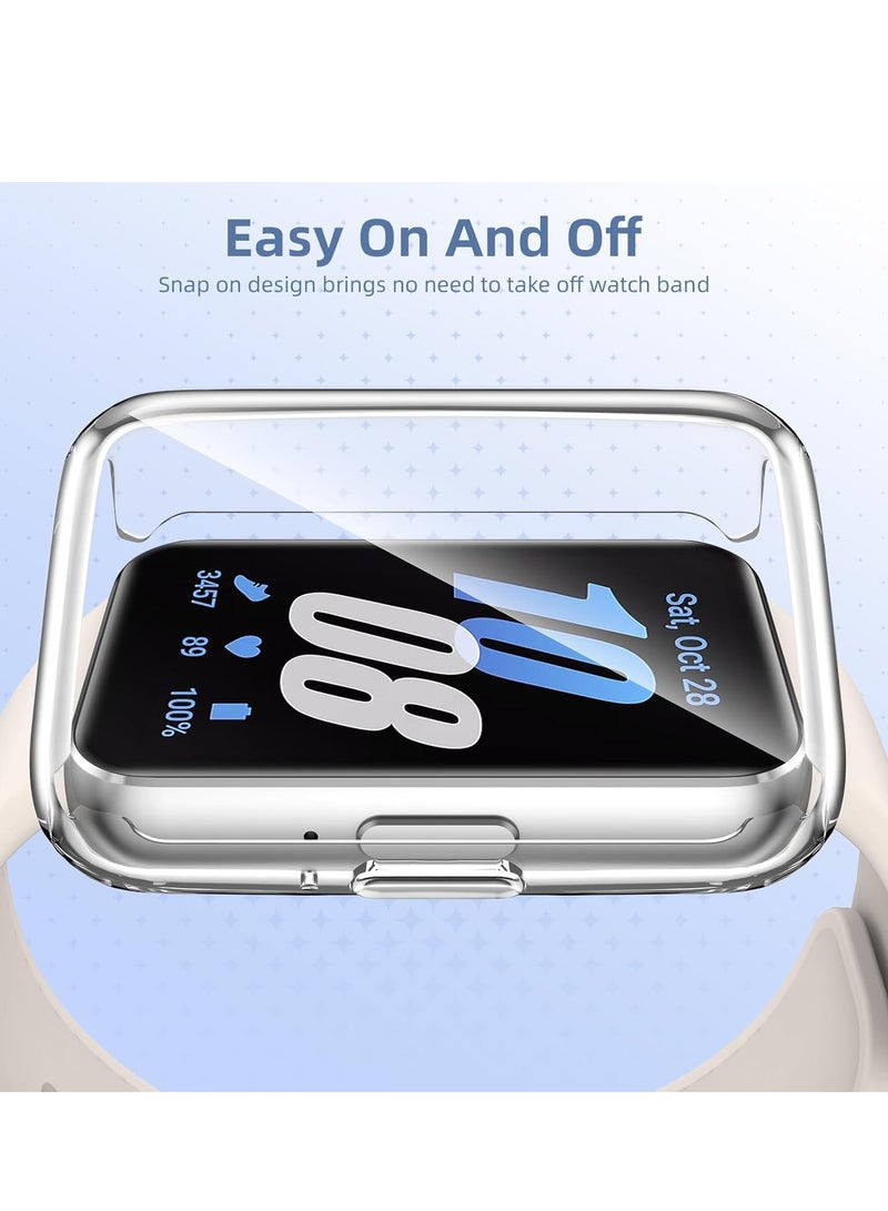 Samsung Galaxy Fit 3 Protective 360 Case Flexible TPU Case Shock Resistant - Clear  - Image 3