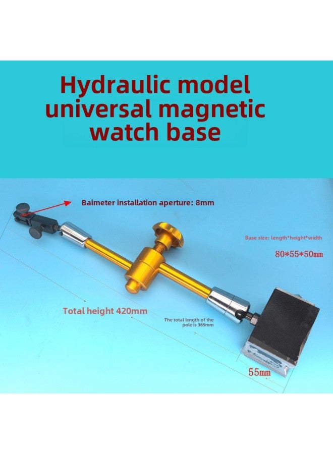 Magnetic Gauge Seat Dial Indicator Magnetic Seat Hydraulic Universal Dial Indicator Mounting Base Dial Indicator Bracket CZ-6A-Model:Universal Hydraulic Meter Holder - Image 1