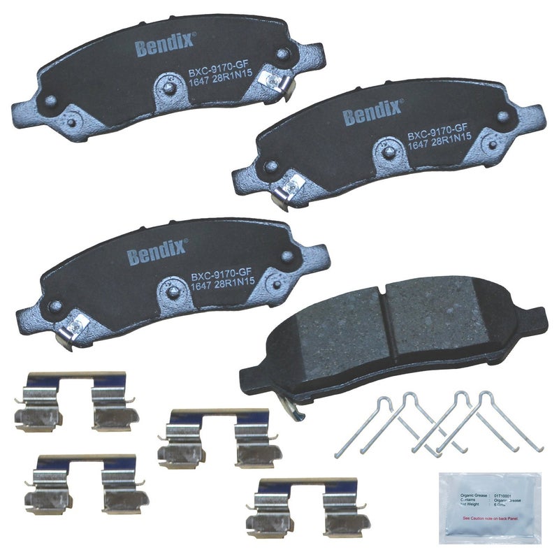 Bendix Priority1 CFC1647 Ceramic Rear Brake Pads for Dodge Dart 2016-2013 - Image 5