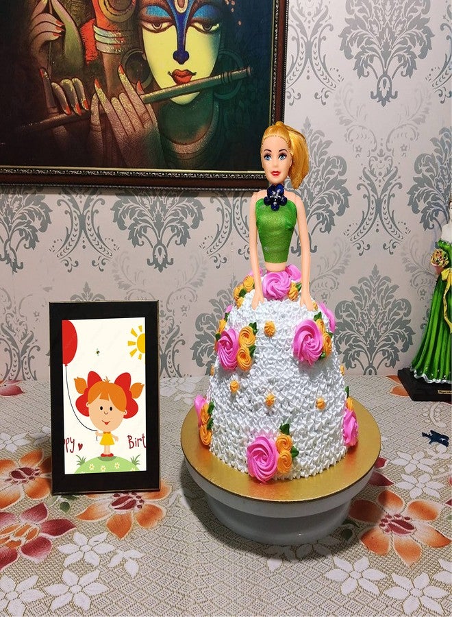 TOYXE TOTXE Doll Cake Topper Safe Food Grade Green Color Pack of 3 - Image 3