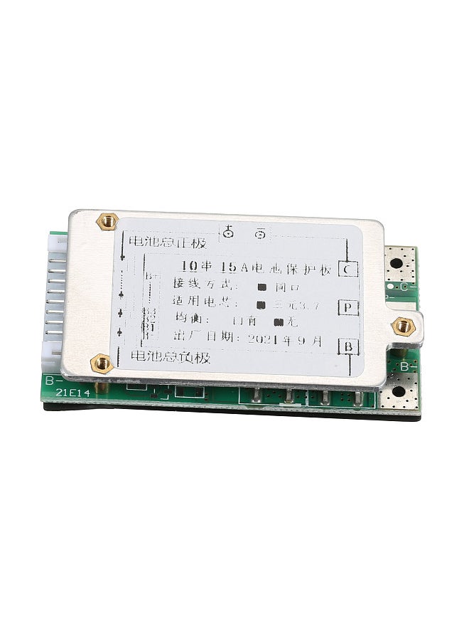 Generic 10S 15A 36V/37V Protections Board Li-ion Batterys BMS/PCB/PCM Board with Balance Function for E-Bike Electric Bicycle  - Image 1