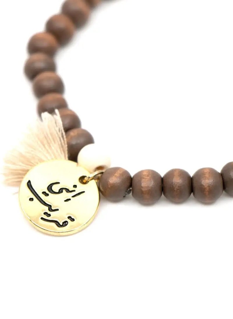 أم أم أيه من معدن الإنسان سبحة وسوار من الأحجار الكريمة - Image 2