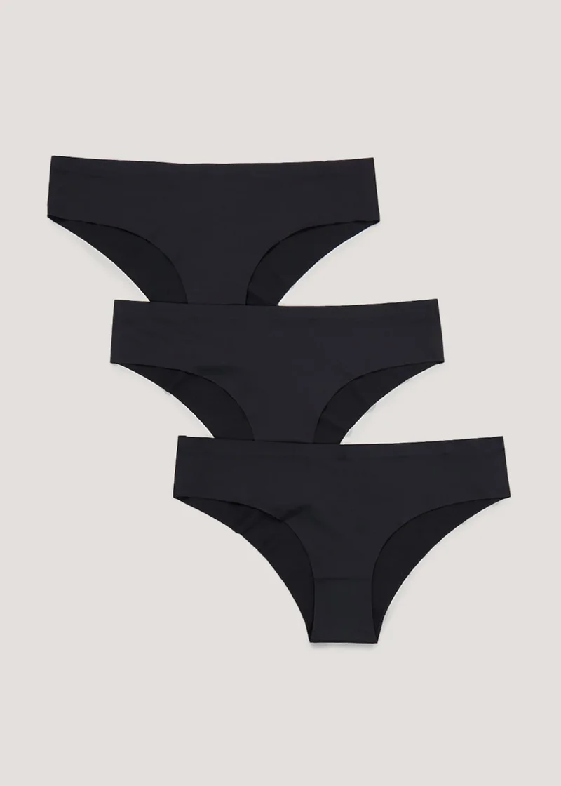 Matalan 3 Pack No VPL Brazilian Knickers