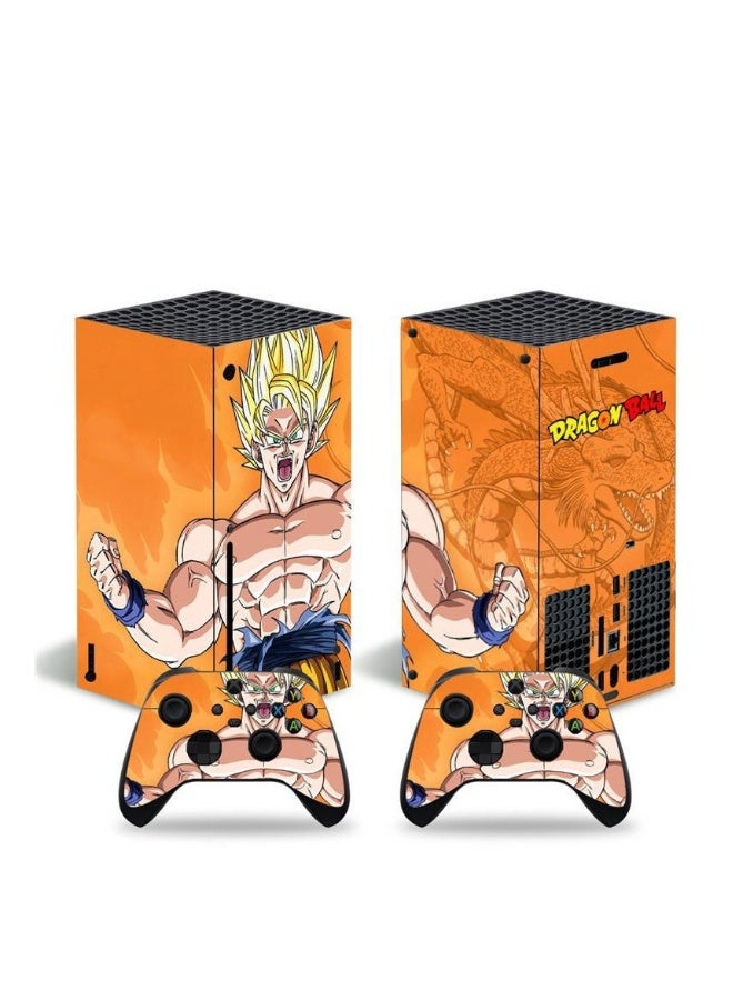 Beauenty XBOX series X console sticker Dragon Ball style sticker