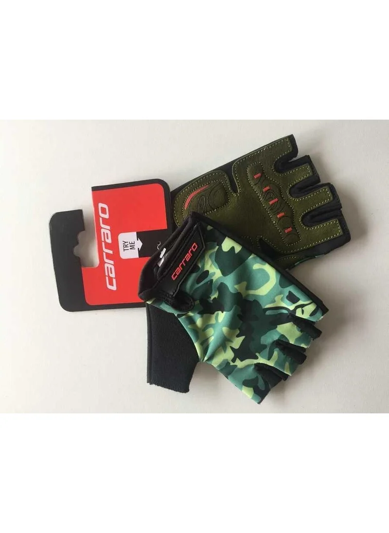 Carraro Medium Short Finger Gloves Camouflage