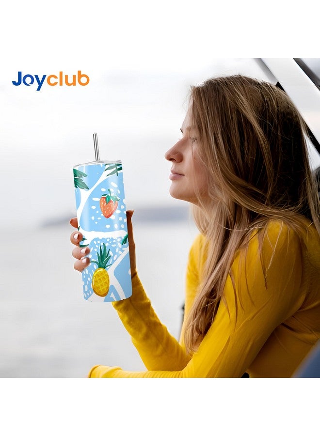 Joyclub Joyclub Sublimation Tumblers 30 oz Blank Tumblers for Sublimation Skinny Bulk Double Wall Insulated Cups with Individually Gift Boxed and Shrink Wrap Films for Heat Transfer 10 Pack  - Image 3