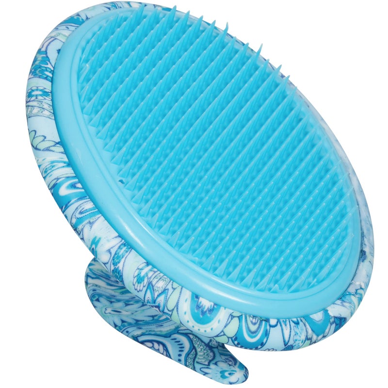 Dylonic Body Brush for Razor Bumps and Ingrown Hairs Treatment 1pk Skin Exfoliator for Body Shaving Irritation Strawberry Legs Armpit Bikini Line Blue