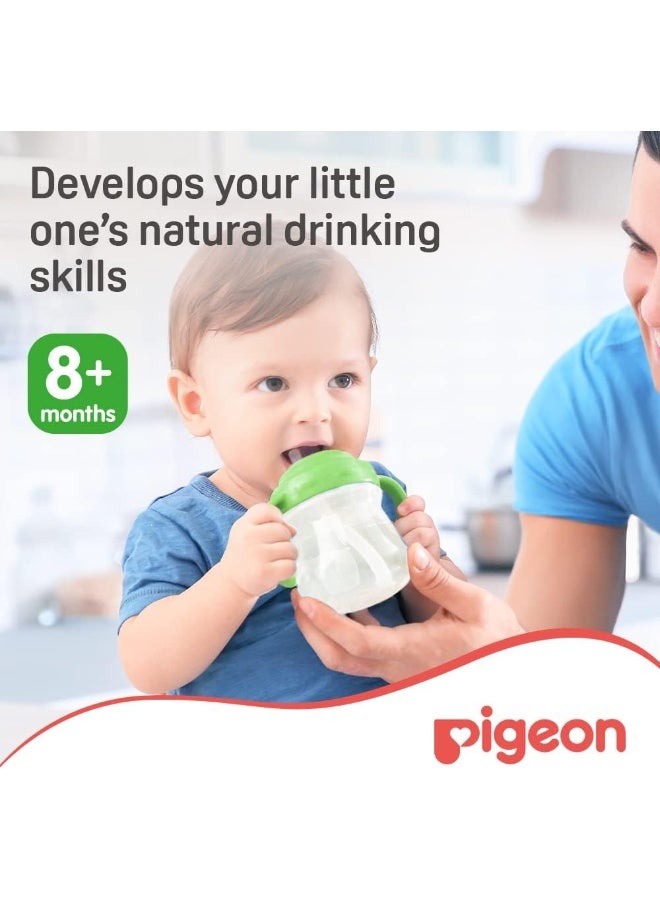 pigeon Magmag Straw Cup Step 3, Leak-Proof, Spill-Proof, Bpa Free, Green - Image 2