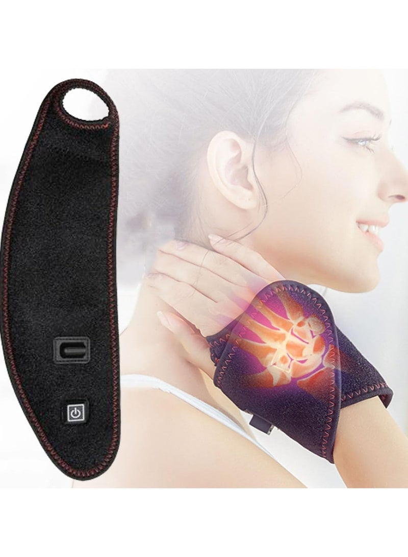 Generic Electric Heating Pad for Thumb and Wrist, Wrist Heating Wrap Support, 3-Speed ​​Adjustable Temperature, Right and Left Hand Heating Pad - Image 1