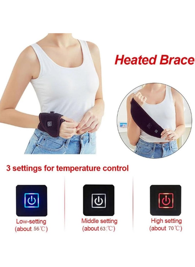 Generic Electric Heating Pad for Thumb and Wrist, Wrist Heating Wrap Support, 3-Speed ​​Adjustable Temperature, Right and Left Hand Heating Pad - Image 3