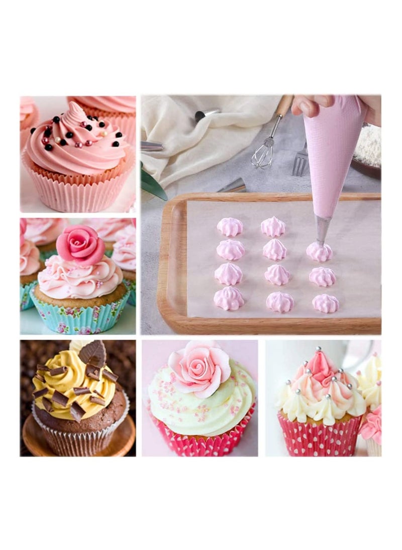 Generic - 100 Pcs Icing Piping Bags Disposable Pastry Bag Baking Cream Bag for Cake Decorating Royal Frosting Disposable Icing Decorating Bags Cake Piping Bags - Image 1