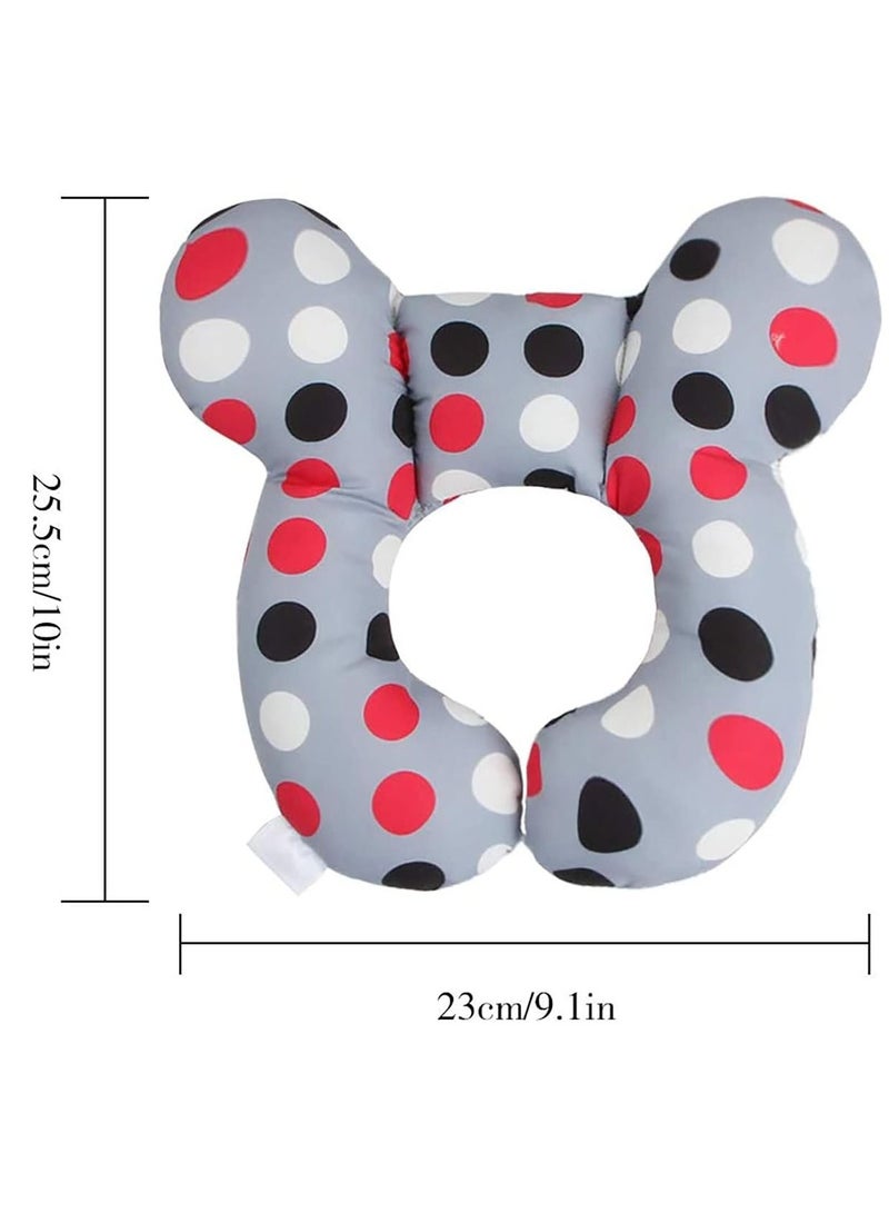 Gonice Baby Travel Pillow, Upgraded Baby Neck Pillows Infant Head and Neck Support Pillow for Car Seat - Image 2